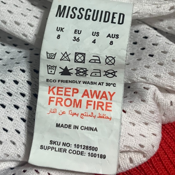 ARIZONA STATE Full Zip Up Jacket Unisex Red, White and Black color size US 4 - Picture 14 of 14